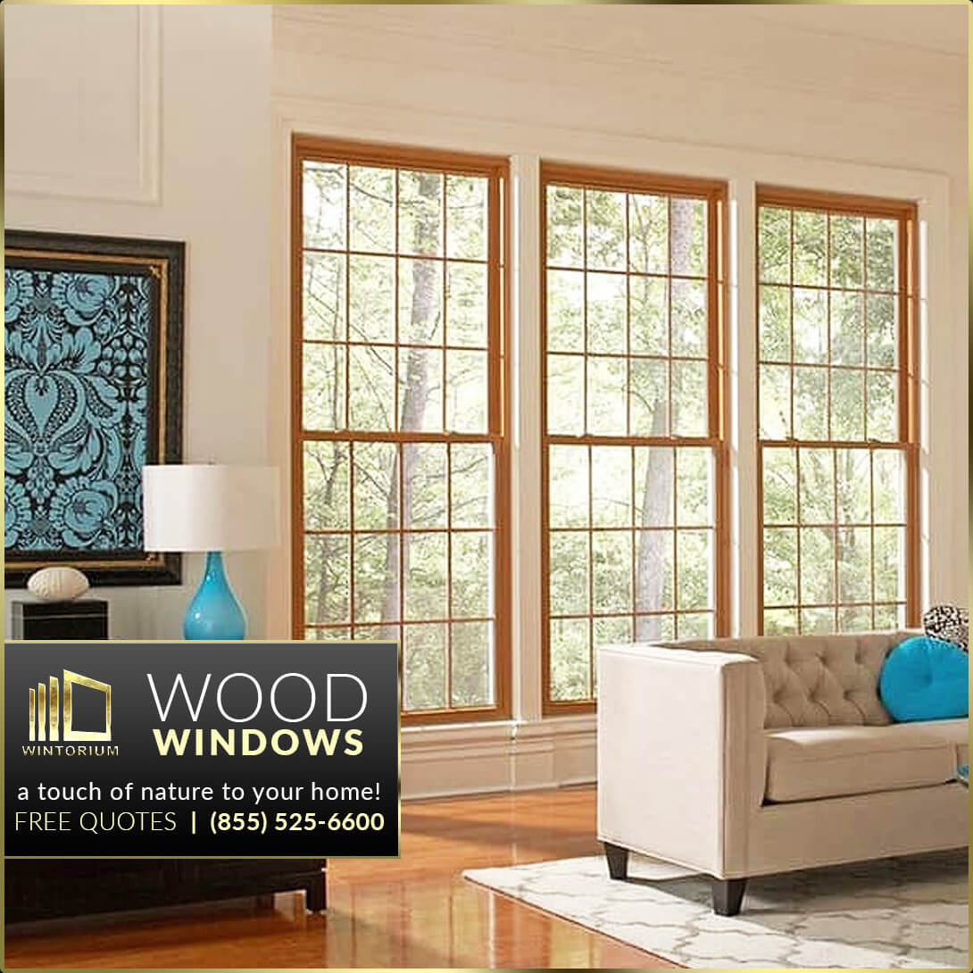 wood single hung windows