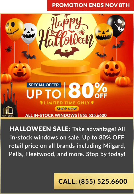 halloween windows sale banner